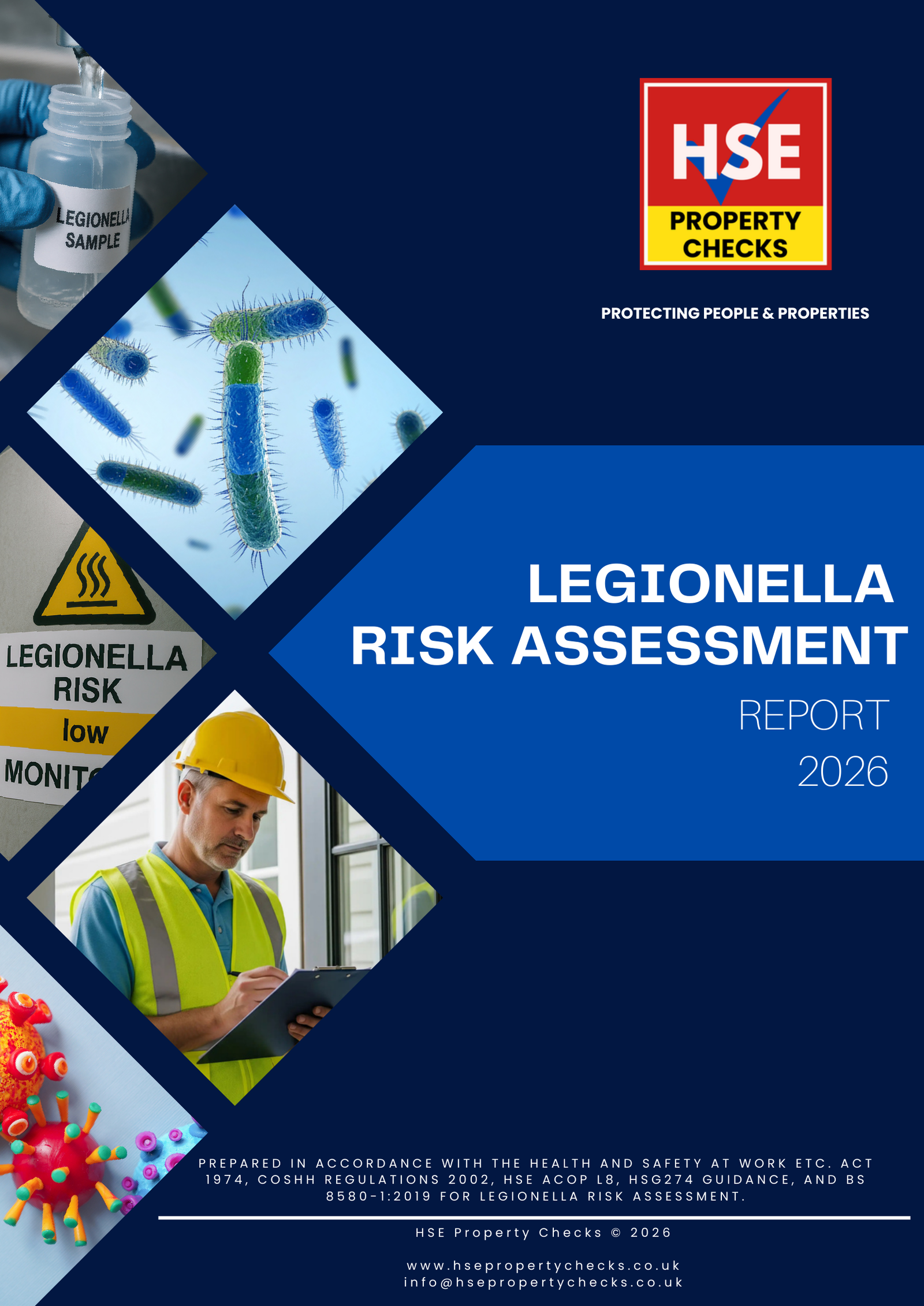 Legionella Risk Assessment — Cover